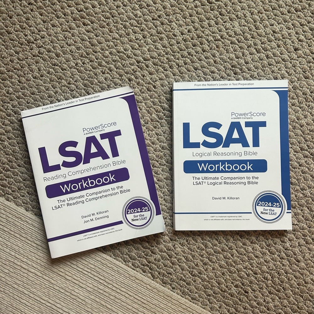 LSAT Powerscore Workbooks 24-25